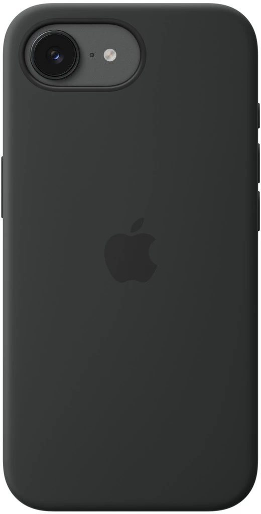 Apple iPhone 17e Silikon Case mit MagSafe Schwarz