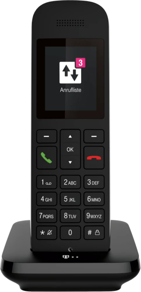 Telekom Sinus 12 schnurloses Analog Telefon Schwarz