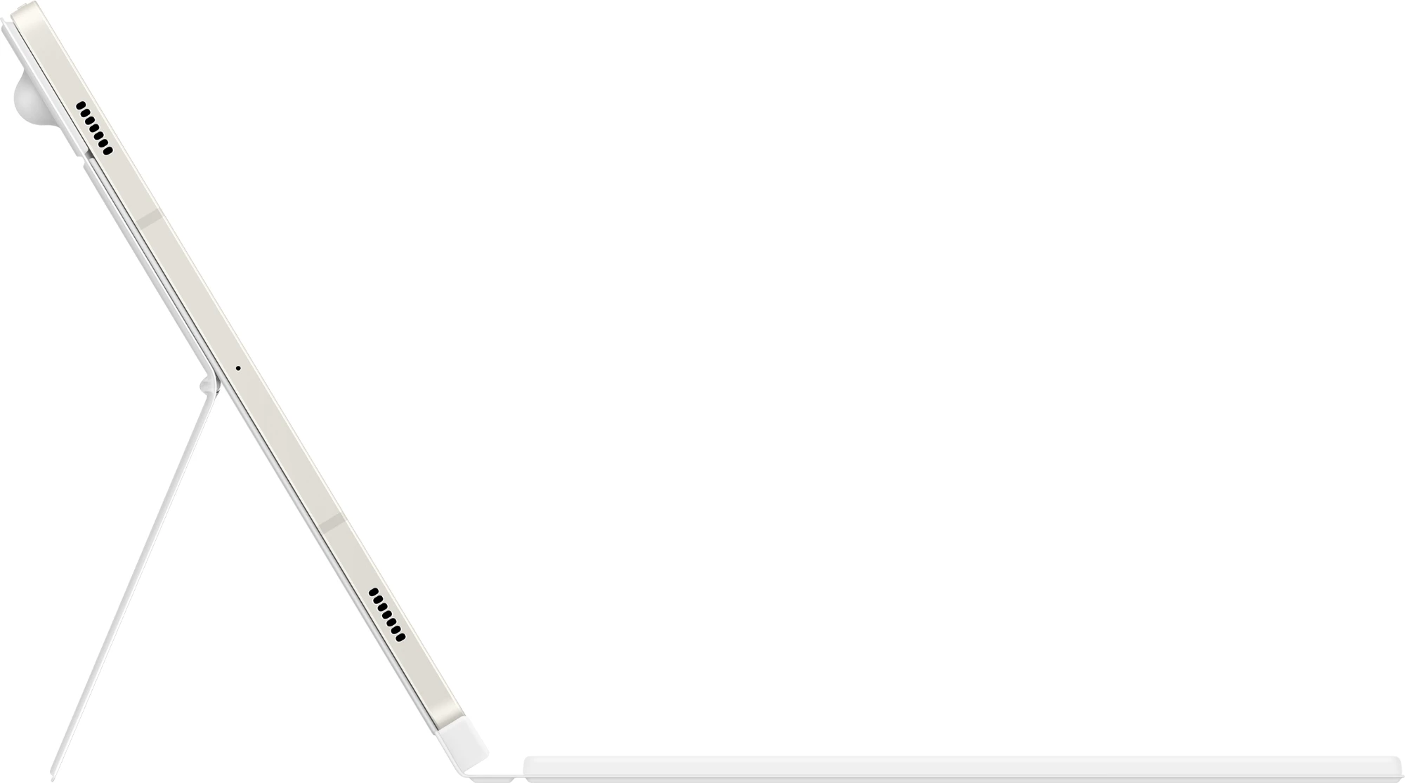 Samsung Book Cover Keyboard Galaxy Tab S9/S9 FE/S10 FE White